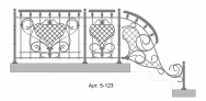 Кованые перила Арт. 5-123