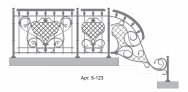 Кованые перила Арт. 5-123