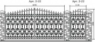 Кованые ворота Арт. 2-22