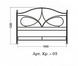 Спинка кровати Арт. Кр.-05