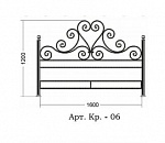 Спинка кровати Арт. Кр.-06