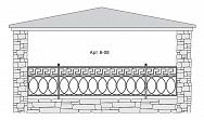 Кованый балкон Арт. 6-08