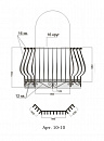 Французский балкон Арт. 10-10