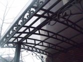 Кованый козырек Арт. 7-53