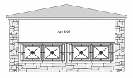 Кованый балкон Арт. 6-09