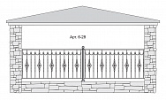 Кованый балкон Арт. 6-28